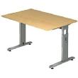 Neutral Schreibtisch Ahorn 1600x800x680-760 mm O Produktbild