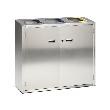 VAR Wertstoffsortiersystem 270 Liter Edelstahl Produktbild
