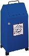 stumpf Wertstoffsammler 45l fahrbar, blau Produktbild