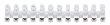 Kopp PVC-Lüsterklemmleiste 12p 4-6mm², natur á2 SB Produktbild