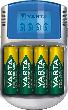 VARTA Ladegerät LCD Charger für4 Akkus AA/AAA mit 4Akkus AA 2600mAh, Adapter12VKabel Produktbild img1 S