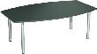 geramöbel Konferenztisch faßförmig 2000x800/1200x720mm Onyx Produktbild