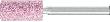 PFERD STEEL Schleifstift Zylinder Ø 50x25mm Schaft-Ø 8mm A24 für Stahl- und Stahlguss Produktbild img2 S