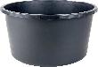 BERDAL Mörtelkübel 90L schwarz, rund, L-Skala Produktbild img1 S