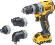 DeWALT Akku-Bohrschrauber, 4 Köpfe, 12 Volt Produktbild img1 S