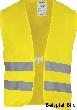 Warnweste aus Polyester Klasse 2, neongelb EN ISO 20471, 2 Reflexstreifen Produktbild img1 S
