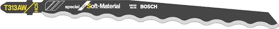 Stichsägeblatt T313 AW Bosch VE à 3 Stück Special for Soft Material Produktbild img1 L
