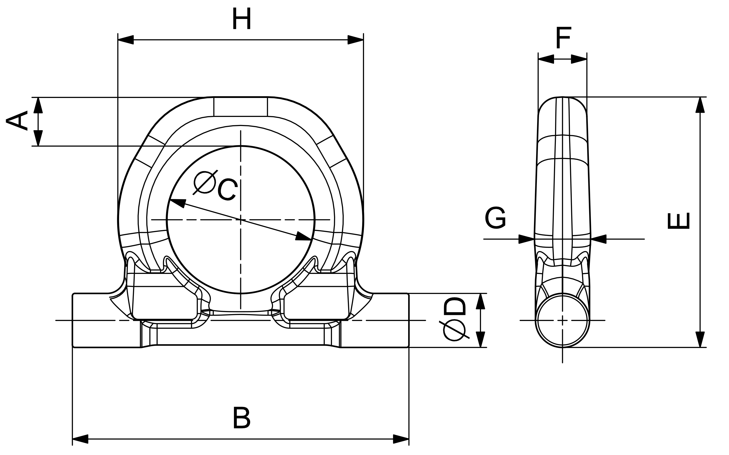 Anschlagringböcke (mit WLL gestempelt), ohne Anschweißböckchen Produktbild img2 L