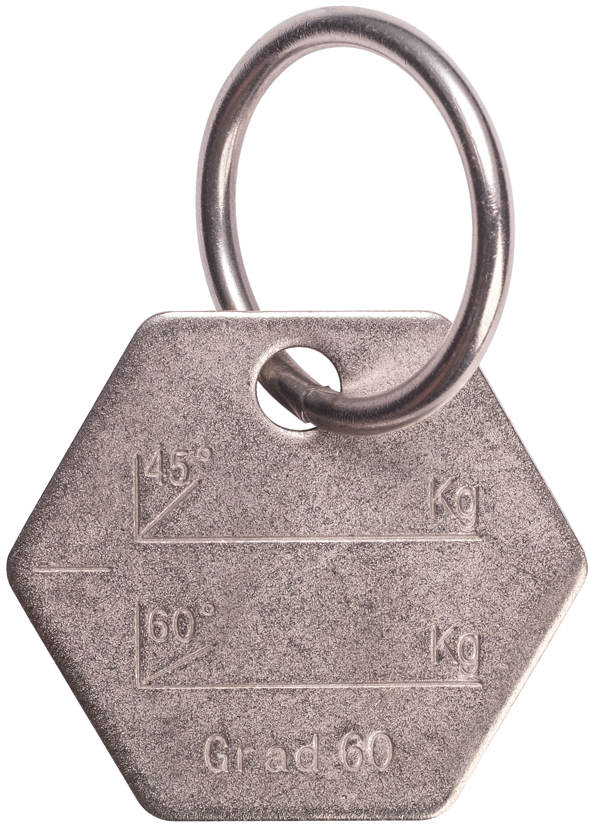 Prüfanhänger für Mehrstrang-Anschlagketten GK6, Edelstahl (mit Ring) Produktbild img1 L