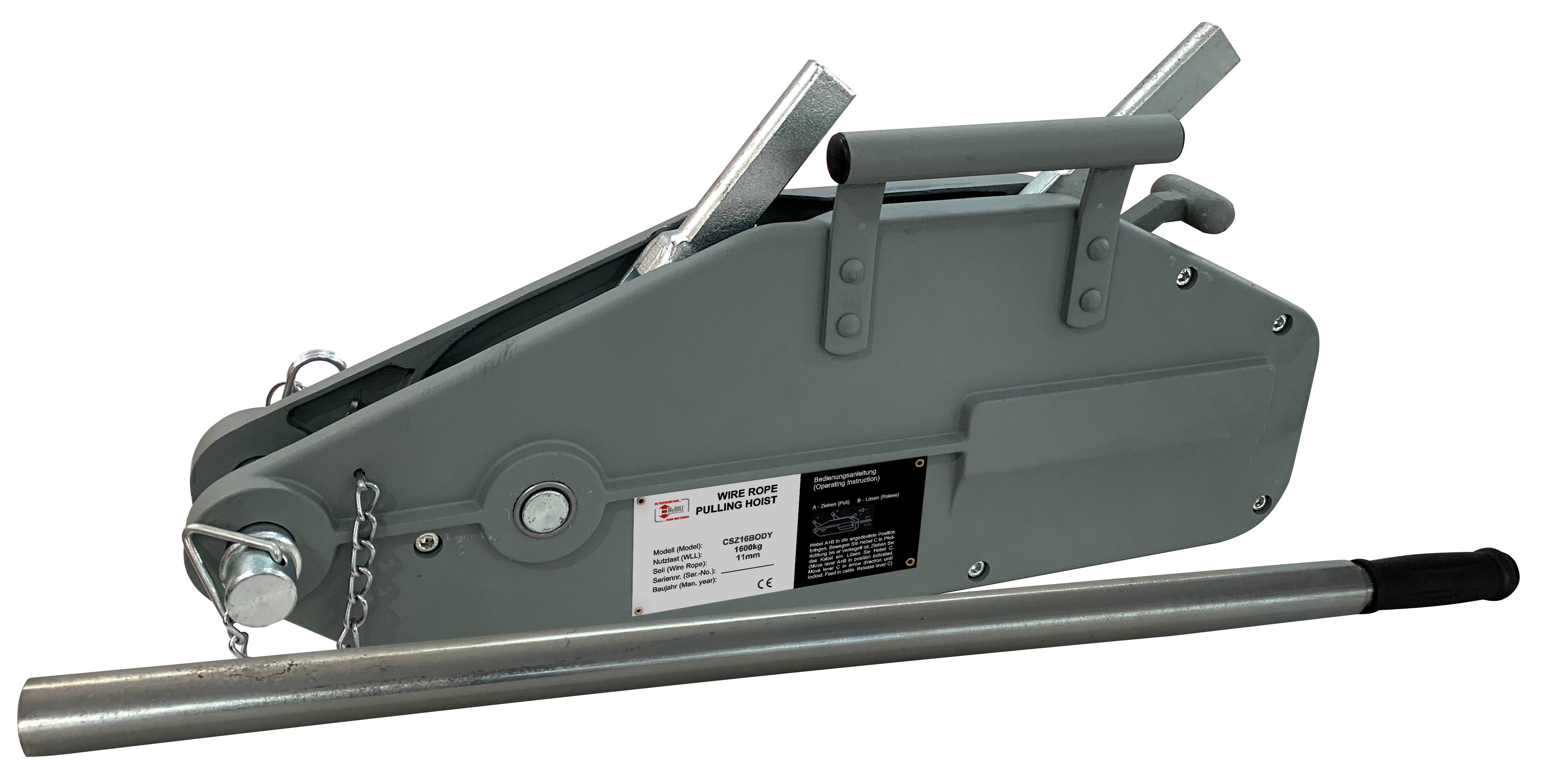 Handseilzuggeräte mit Hebelrohr Produktbild img1 L