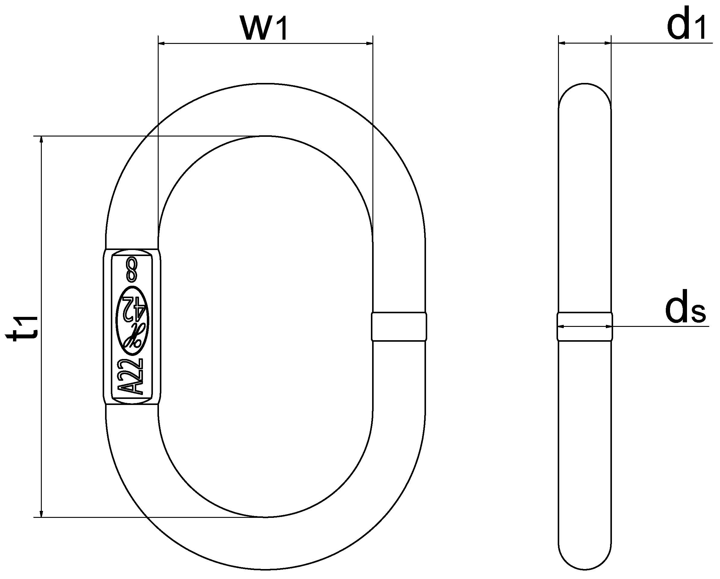 Aufhängeringe ohne Flachstelle nach EN 1677-4, für 1- und 2-strängig Produktbild img2 L