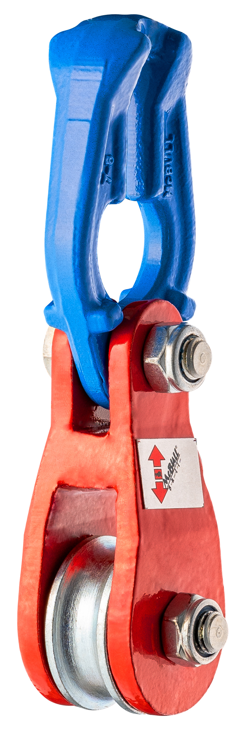 McBULL® Seilrolle (Gleithaken), 10 mm Seil, 6000 daN Produktbild img1 L