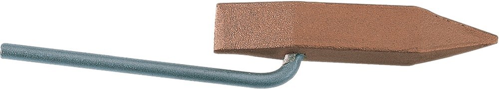 Kupferstück Hammerform m.Eisenstift gerade für Propan-Handgriff 250 g GCE Produktbild img1 L
