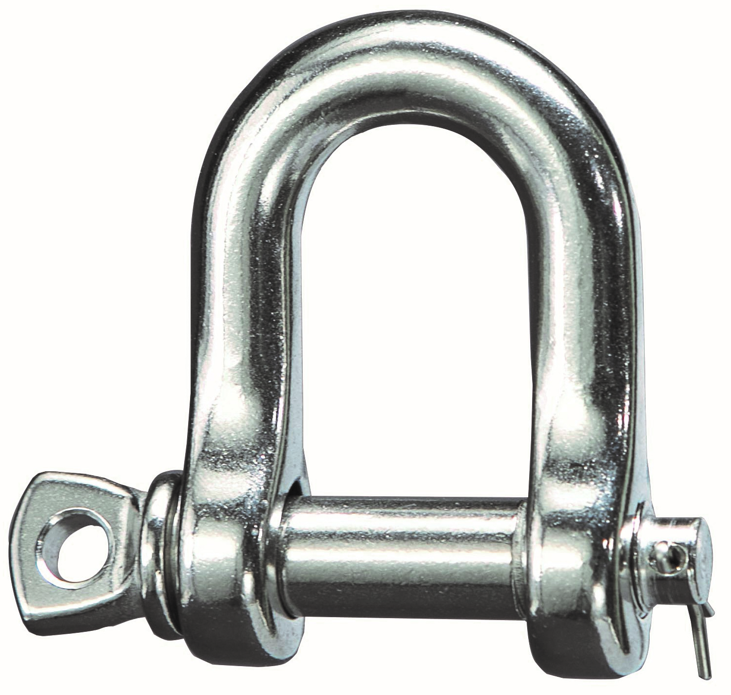 Schäkel, gerade Form, mit Splint Produktbild img1 L