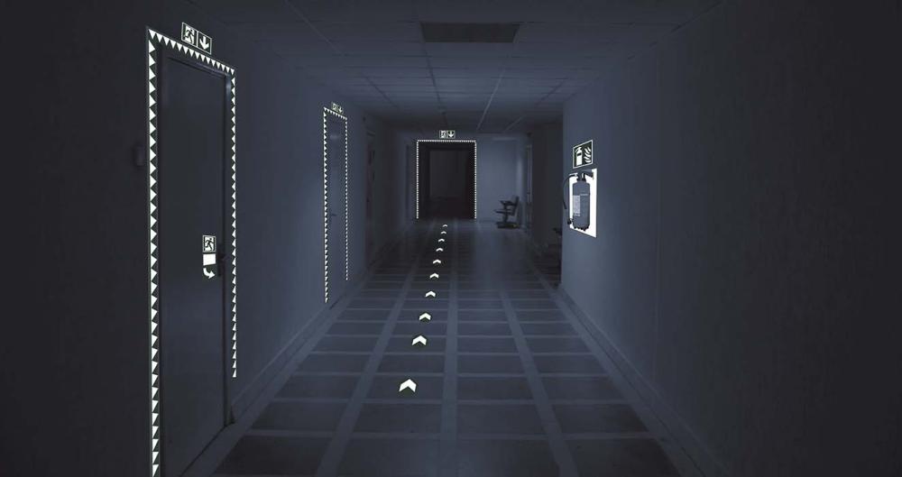 Beschilderung, Zusatzschild Notausstieg Produktbild img2 L