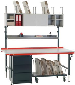 Regalsystem f. Packtische1762x243x330mm Produktbild img1 L