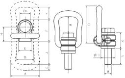 Anschlagwirbel GK 10, mit Spannbügel Produktbild img2 L