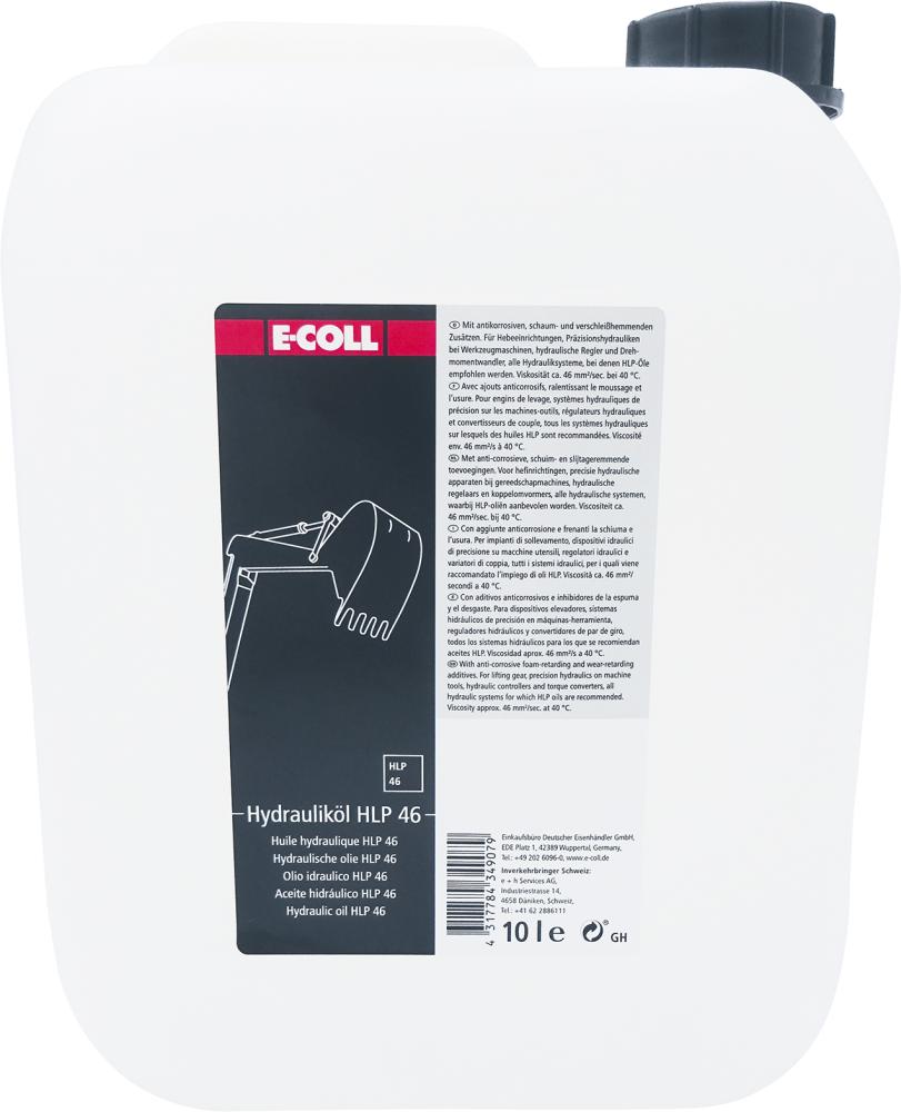 Hydrauliköl HLP 46 10L Kanister E-COLL Produktbild img1 L