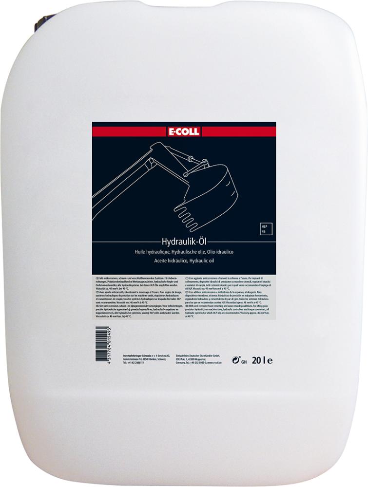 Hydrauliköl HLP 46 20L Kanister E-COLL Produktbild img1 L