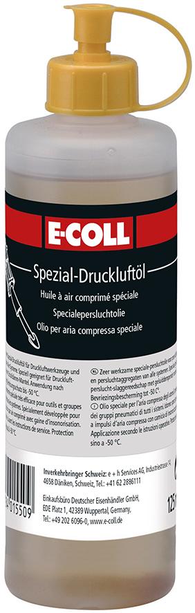 Spezial-Druckluftöl 1L Flasche E-COLL Produktbild img2 L