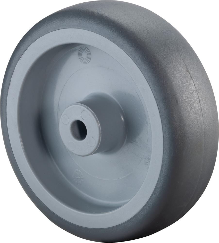 Gummirad 125mm A80.125 grau,Radkörper Kst.,GL BS ROLLEN Produktbild img1 L