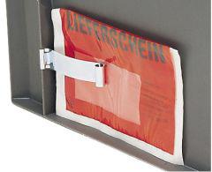 Etikettenklammer für Transport-Stapelkasten LA-KA-PE Produktbild img1 L