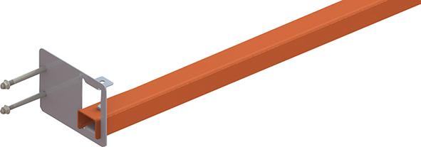 Durchschubsicherung Ausführung leicht für Großfachregal META MULTIPAL (Ständer 85/20) Produktbild img1 L