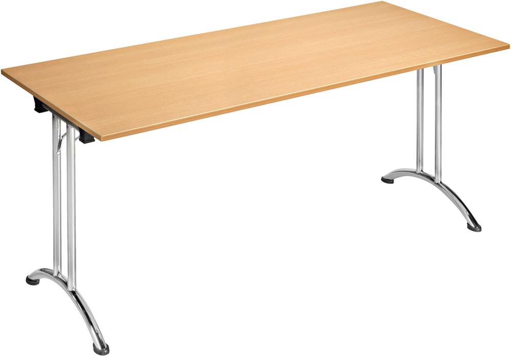 Klapptisch mit gebogenen Kufen, Buchedekor Produktbild img1 L