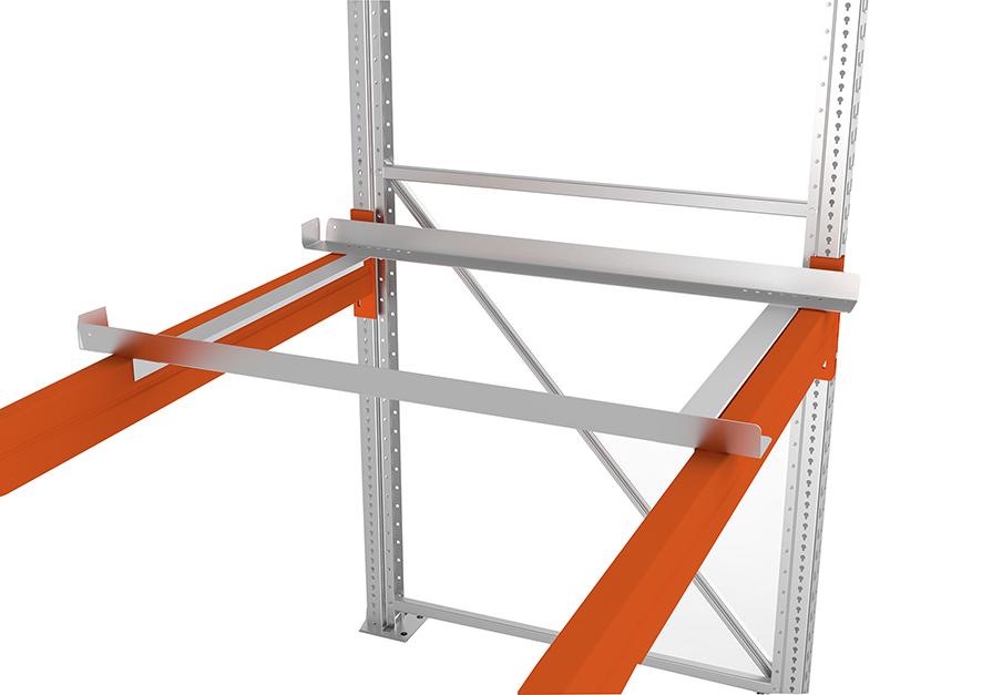 Winkelauflage verzinkt für Regaltiefe 1100 mm Tragkraft 250kg p.Paar Meta MULTIPAL Produktbild img1 L