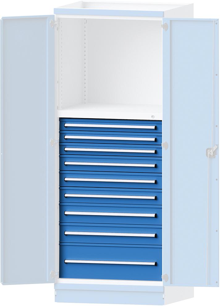 Schublade zur Bestückung der Modulbreite 865 mm, Traglast 100 kg Produktbild img1 L