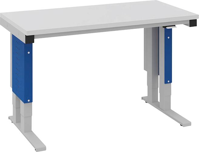 Systemtisch Multi4motion B1280xT700xH730-1330 mm Basic starter Tischplatte Hartlaminat Produktbild img2 L