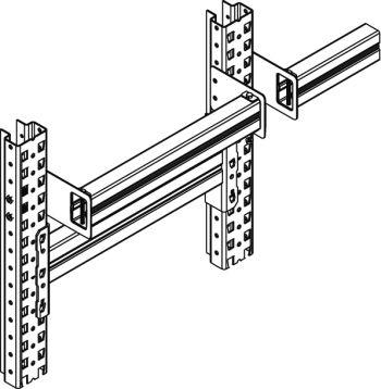 Durchschubsicherung Ausführung leicht für Großfachregal META MULTIPAL (Ständer 85/20) Produktbild img2 L