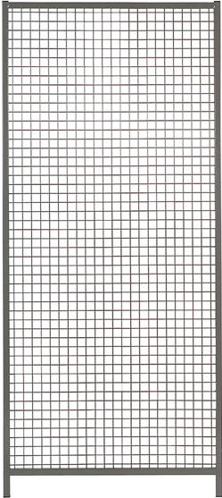 Trennwandsystem Typ Draht, RAL 7037 staubgrau Produktbild img1 L