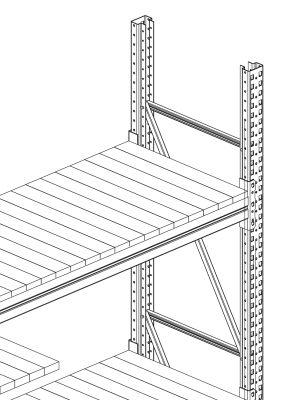 Stahlpaneele, verzinkt für Großfachregal META MULTIPAL Produktbild img2 L