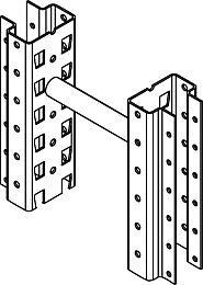 Distanzstück verzinkt für Großfachregal META MULTIPAL Produktbild img2 L
