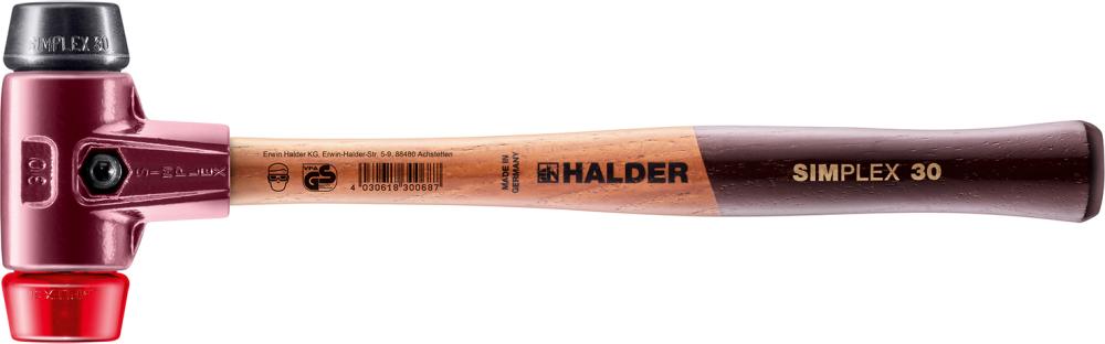 Schonhammer Simplex, Schlagköpfe aus Gummi-Komposition/Plastik, mittelhart/hart Produktbild img1 L