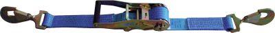 Ratschen-Zurrgurt, 2-teilig, mit Karabinerhaken, 50 mm Bandbreite Produktbild img1 L
