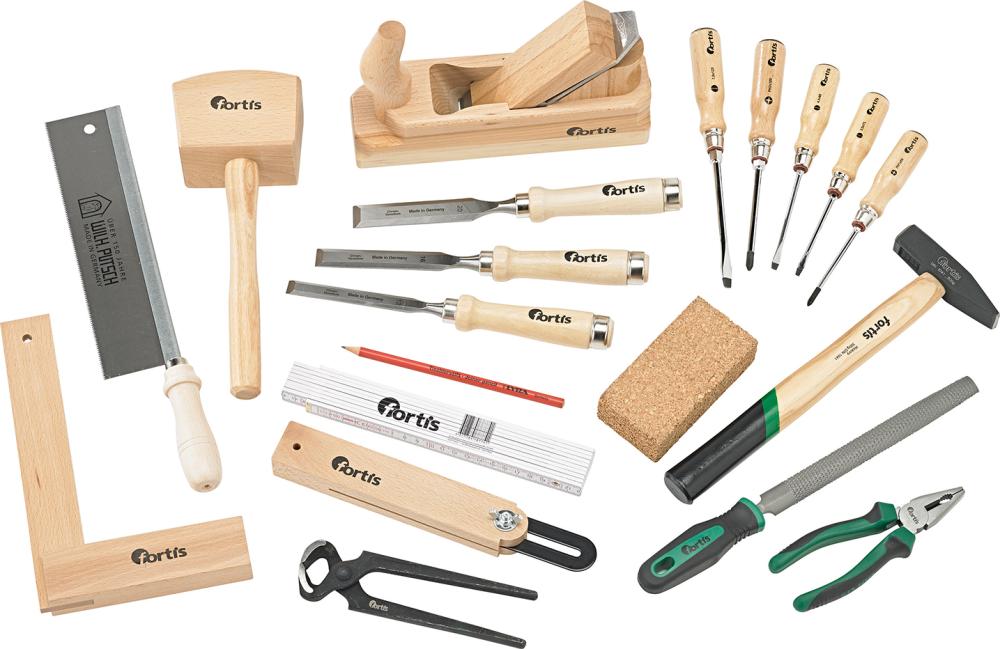 Werkzeugsortiment Holz 21-tlg. im Rucksack FORTIS Produktbild img2 L