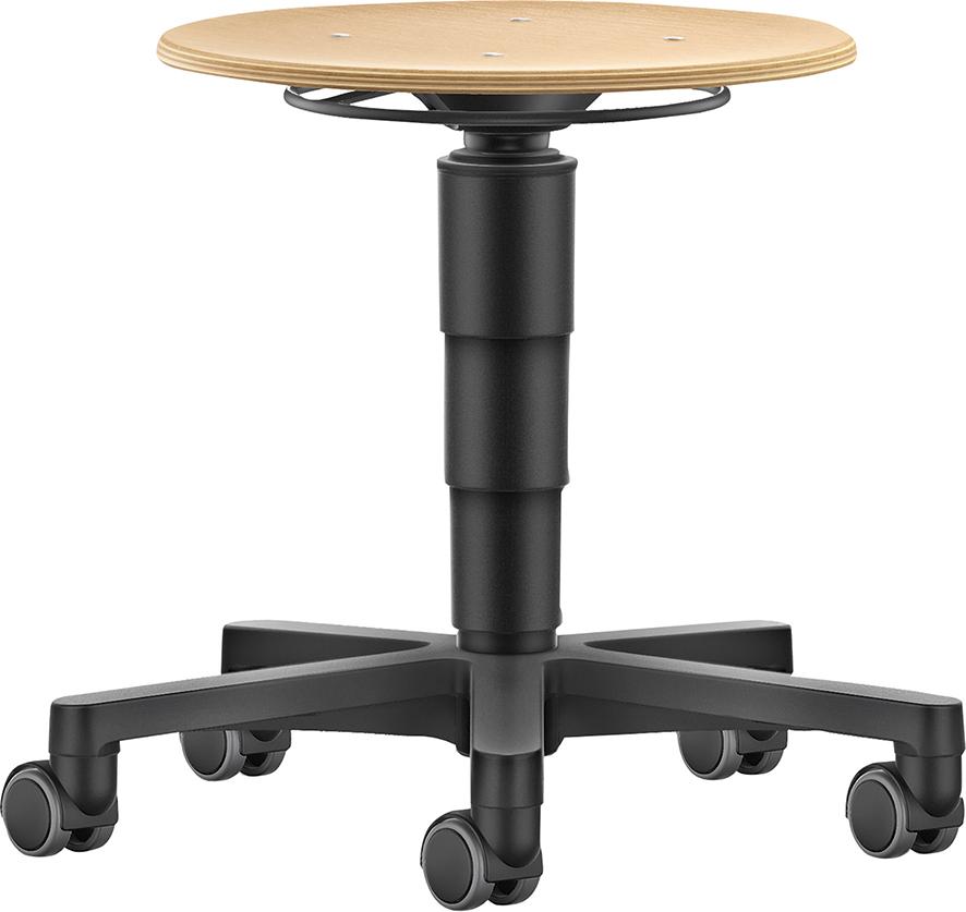 Drehhocker, Ausführung Holz Produktbild img1 L