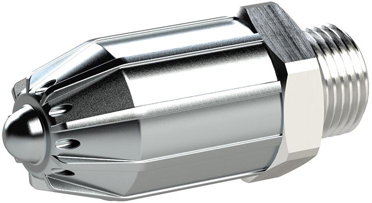 Sicherheitsdüse lärmarm für Blaspistolen, Düsen-Außen-ø 17 mm M12x1,25mm, RIEGLER Produktbild img1 L