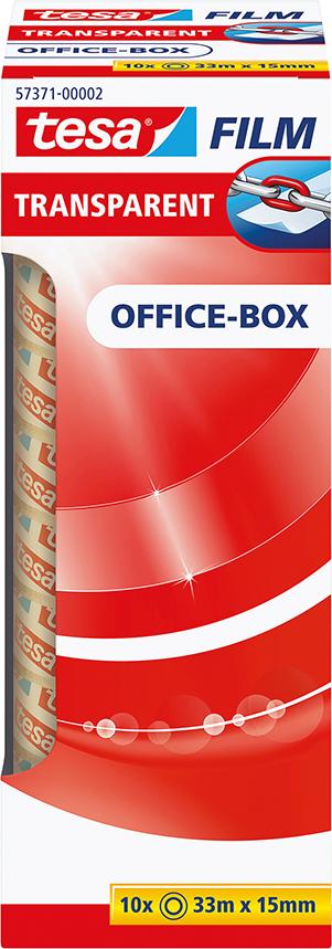 Tesa-Film 33m:15mm transpin Multibox 57371 Produktbild img1 L