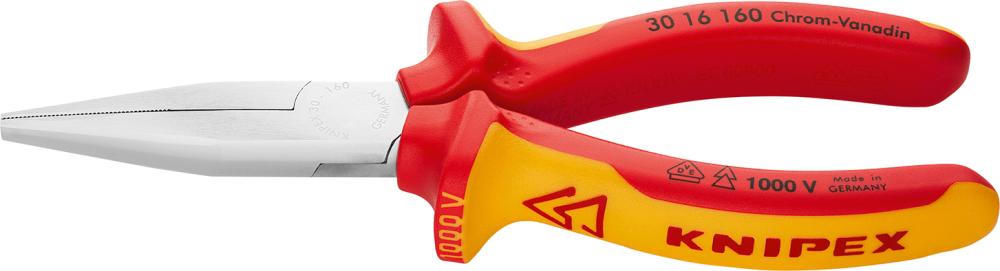 Langbeckzange Form1 flachVDE 160mm KNIPEX Produktbild img1 L