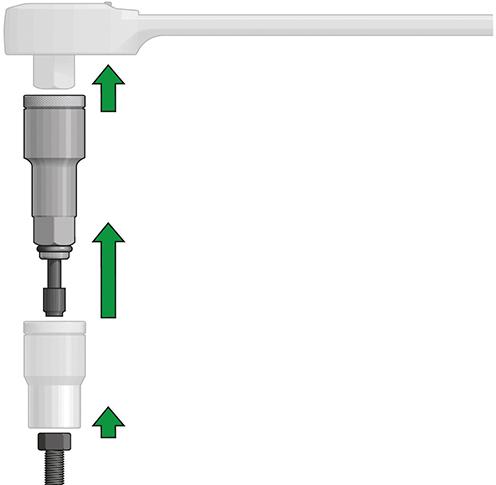 Verlängerung 3/8" 65mm mit Haltemagnet Gedore Produktbild img2 L