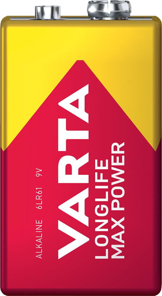 Batterie MAX TECH 9V-Block Blister a 1 Stück VARTA Produktbild img2 L