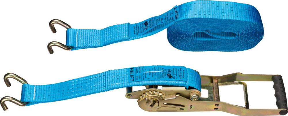 Zurrgurt Ergo, 5 t, mit Langhebel-Zugratsche und U-Haken Produktbild img1 L