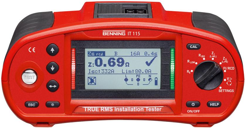 Installationsprüfgerät IT 115 Benning Produktbild img1 L