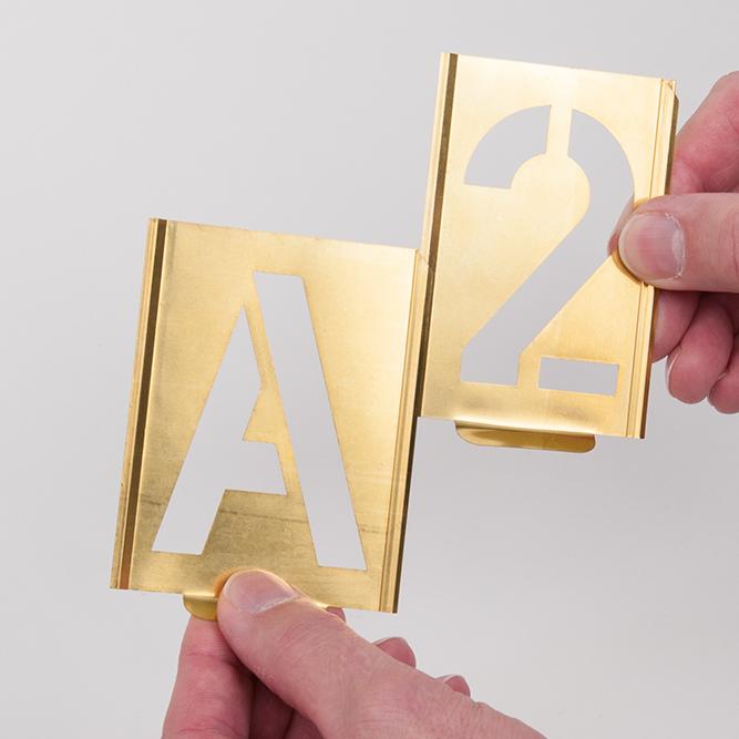 Signierschablone, 27-teilig (A–Z) Produktbild img2 L