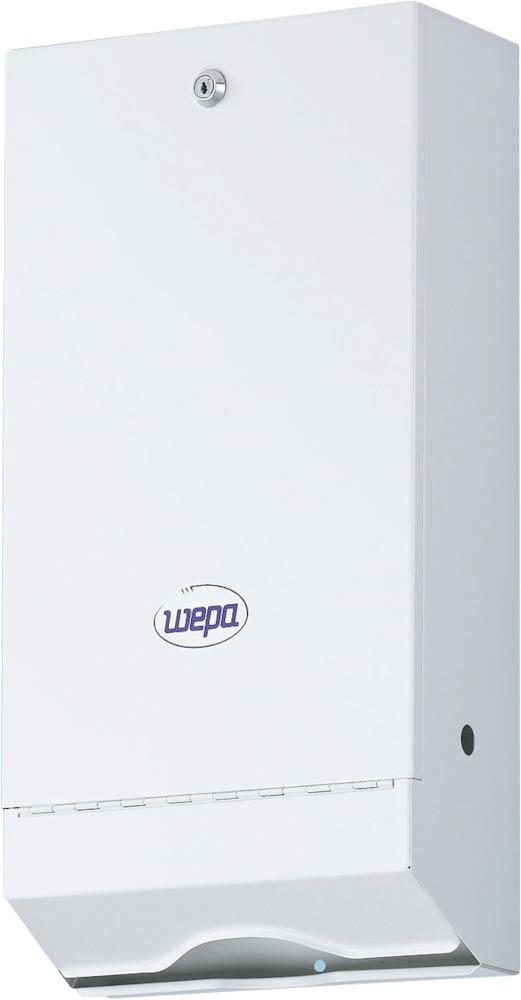 WEPA Handtuchspender 55X26,5X13cm Metall weiß Produktbild img1 L