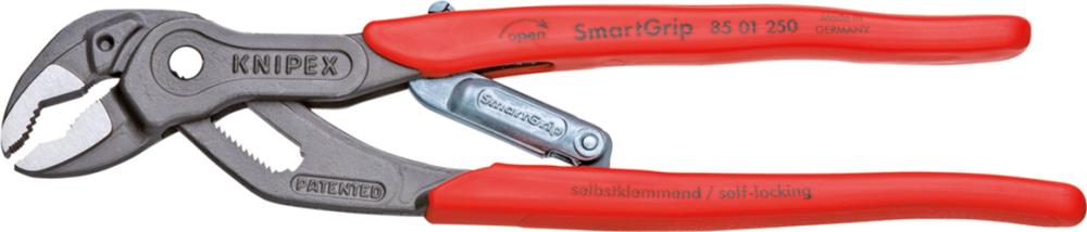 Wasserpumpenzange Smart-Grip mit Kunststoff-Griffen 250mm KNIPEX S m a r t G r i p Produktbild img1 L