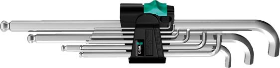 Winkelschraubendreher- Satz extrakurzer Schenkel9-teilig 1,5-10mm Wera Produktbild img1 L